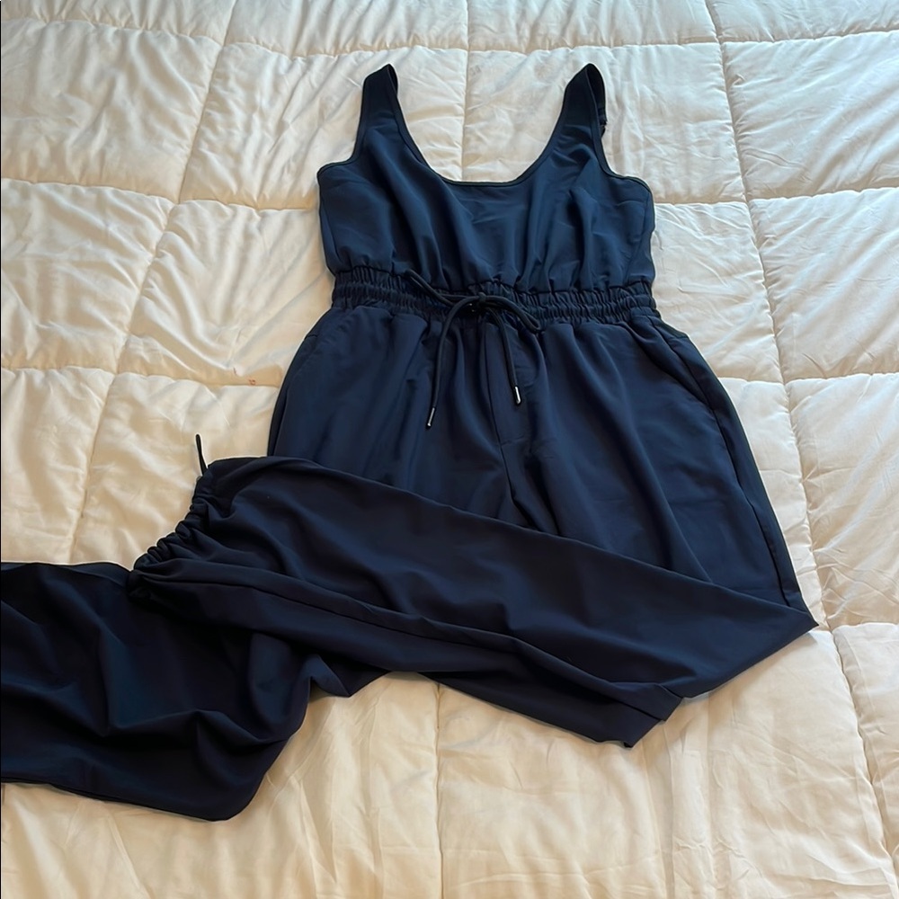 Abercrombie & Fitch Navy Jumpsuit size small